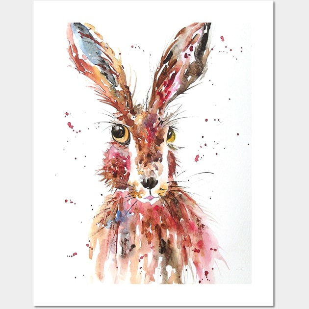 Hare Posing Wall Art by Casimirasquirkyart